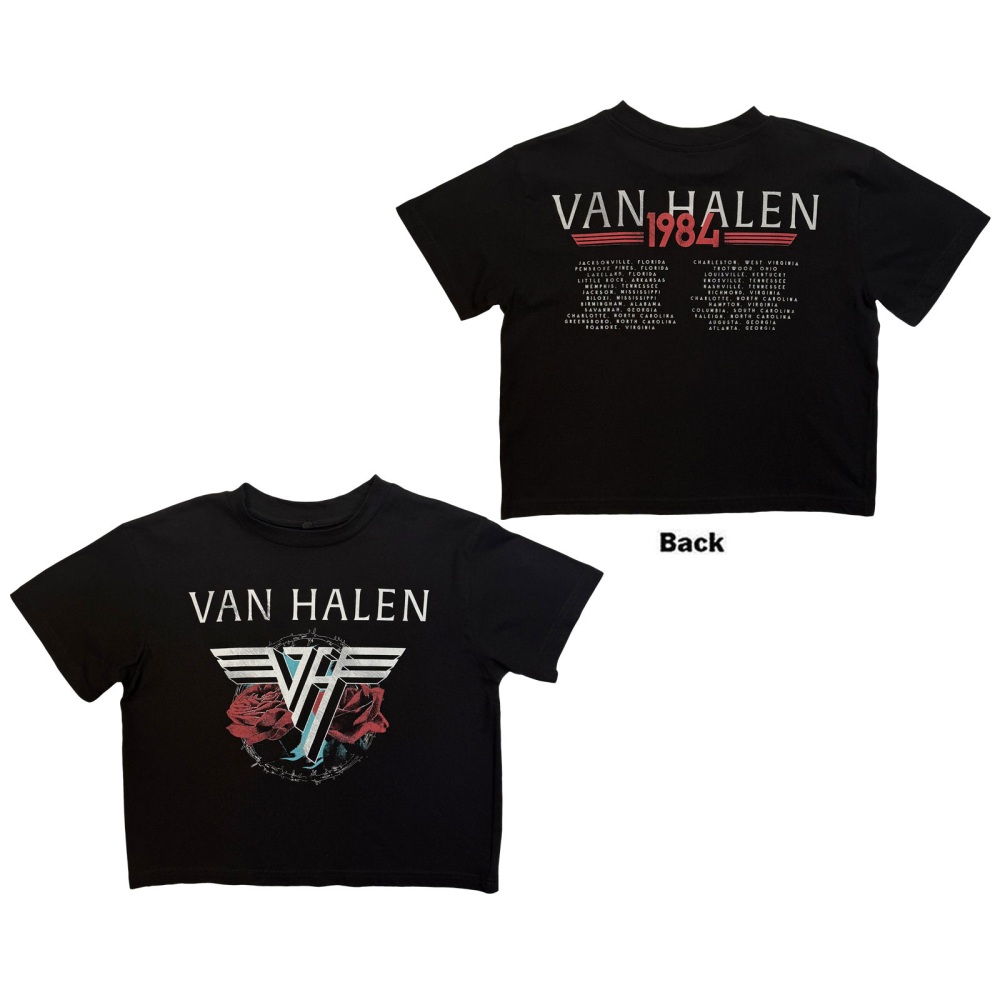 Van Halen - '84 Tour Crop top - Black